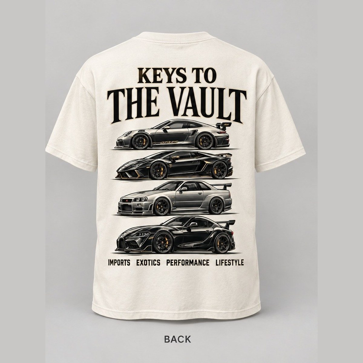 Keys to the Vault Tee — back print